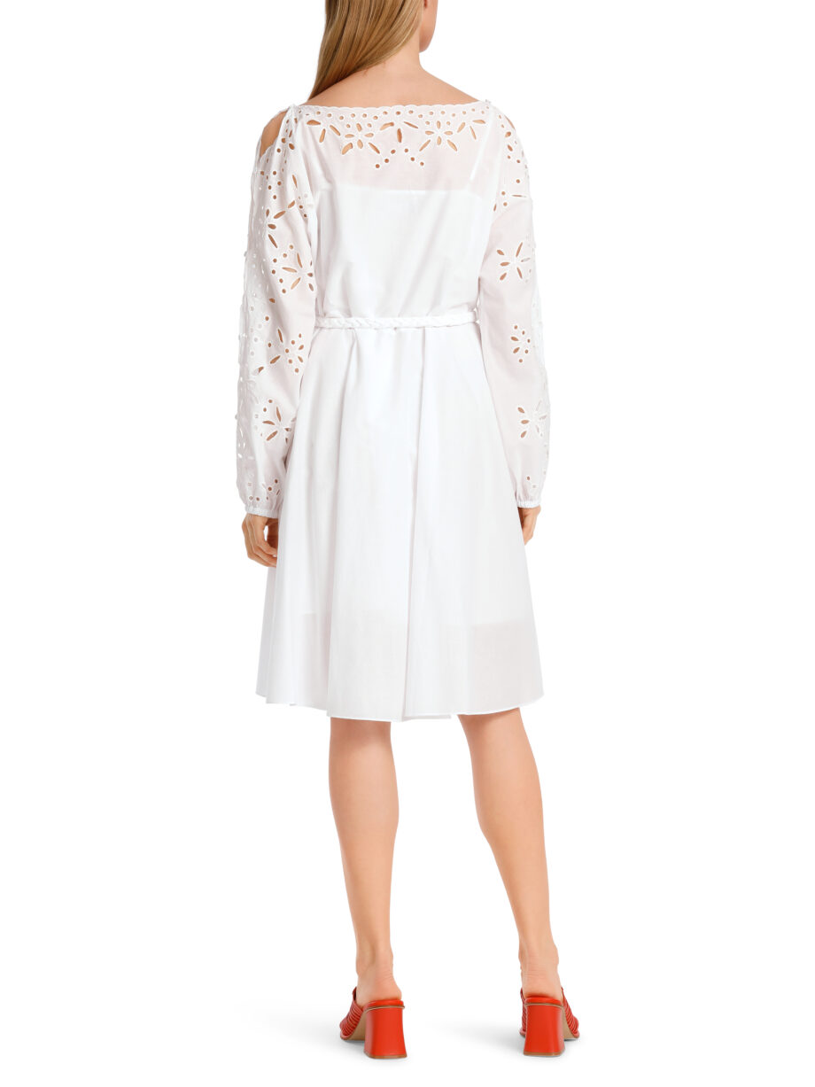 Marc Cain - Feminines Baumwollkleid mit Spitze