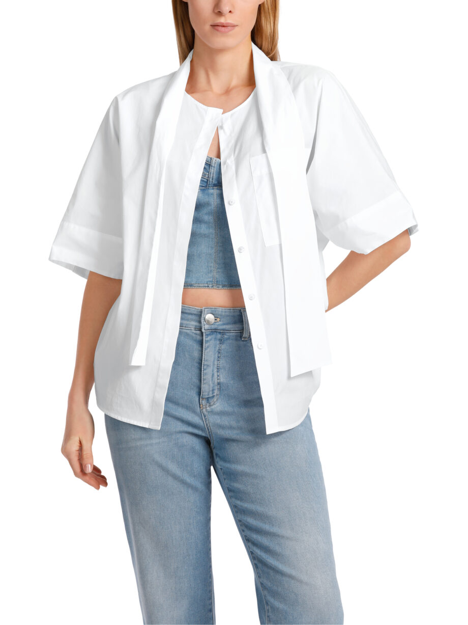 Marc Cain - Schluppenbluse mit Kimono-Ärmel