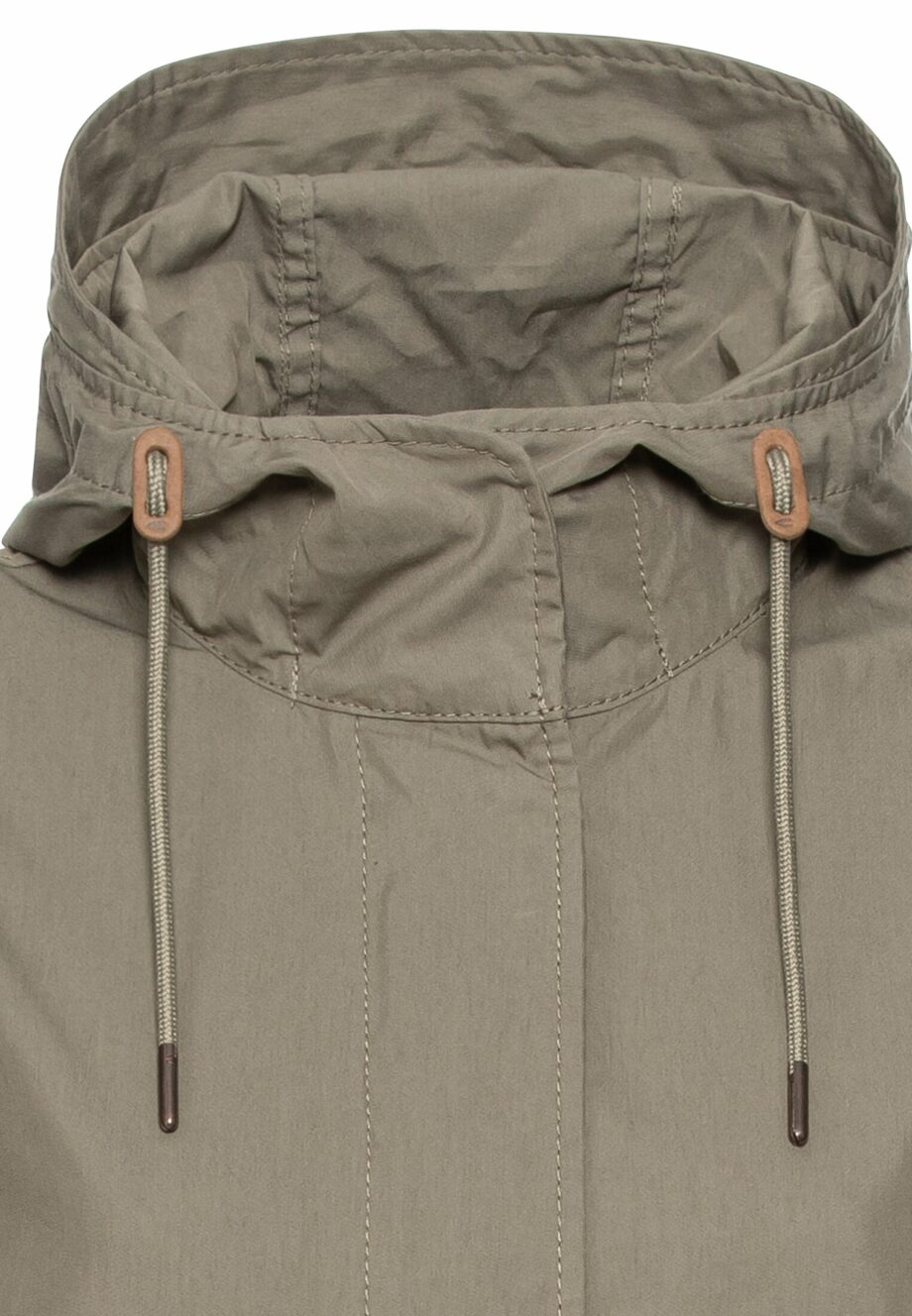 Camel - Langer Parka aus einem Organic Cotton Mix