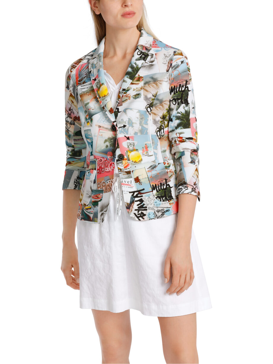 Marc Cain - Scuba-Blazer mit Memoriesprint