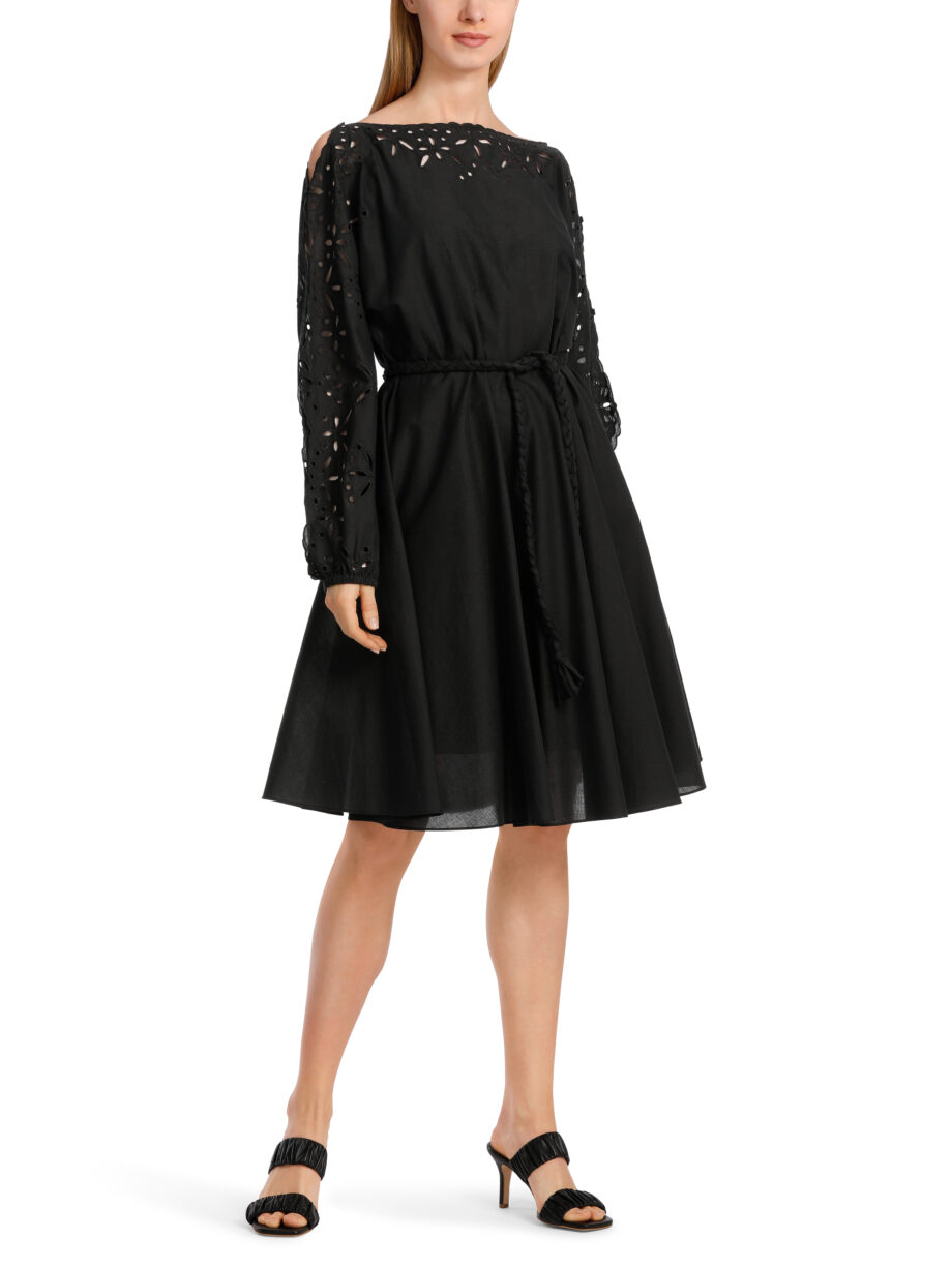 Marc Cain - Feminines Baumwollkleid mit Spitze