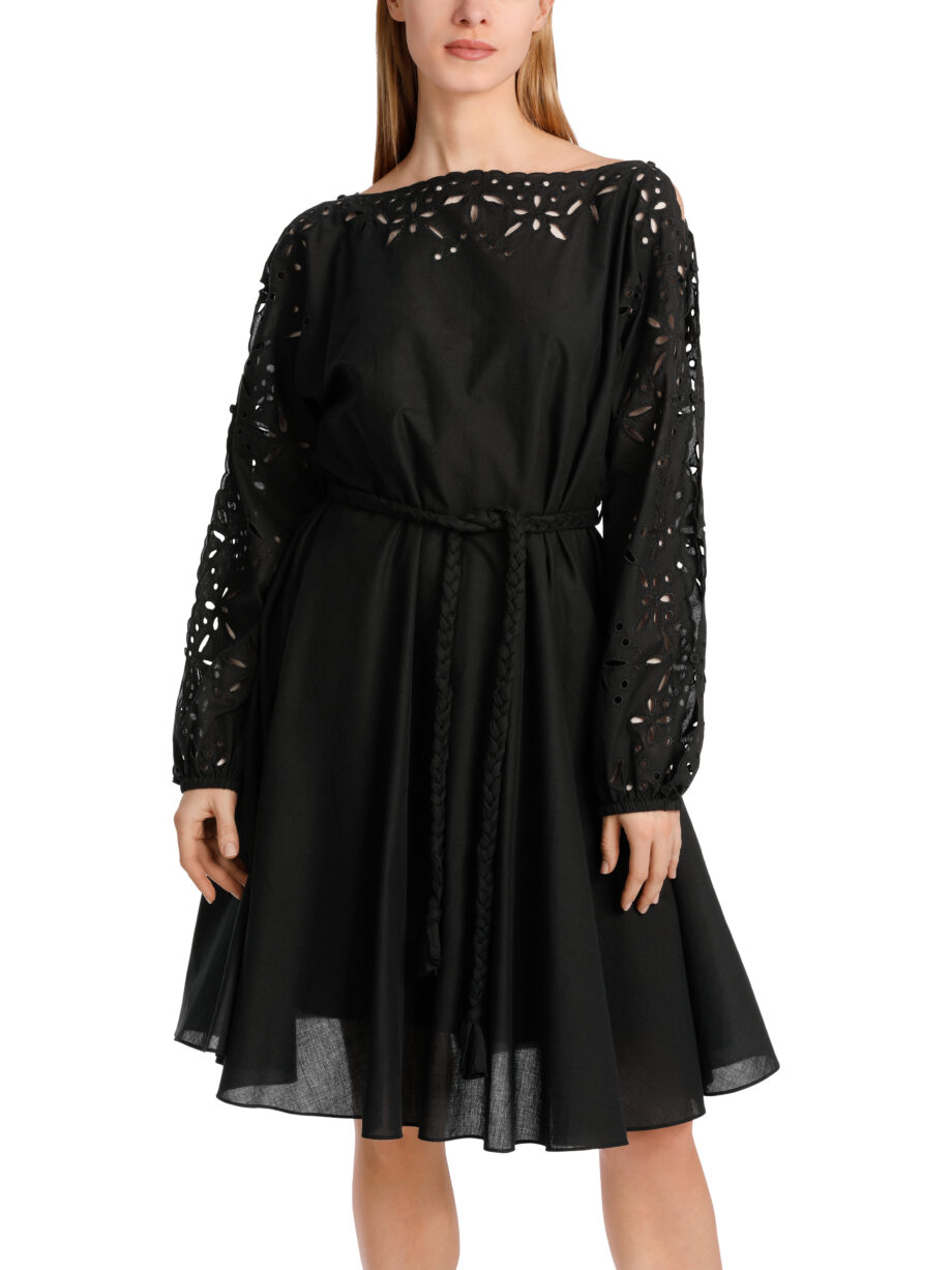 Marc Cain - Feminines Baumwollkleid mit Spitze