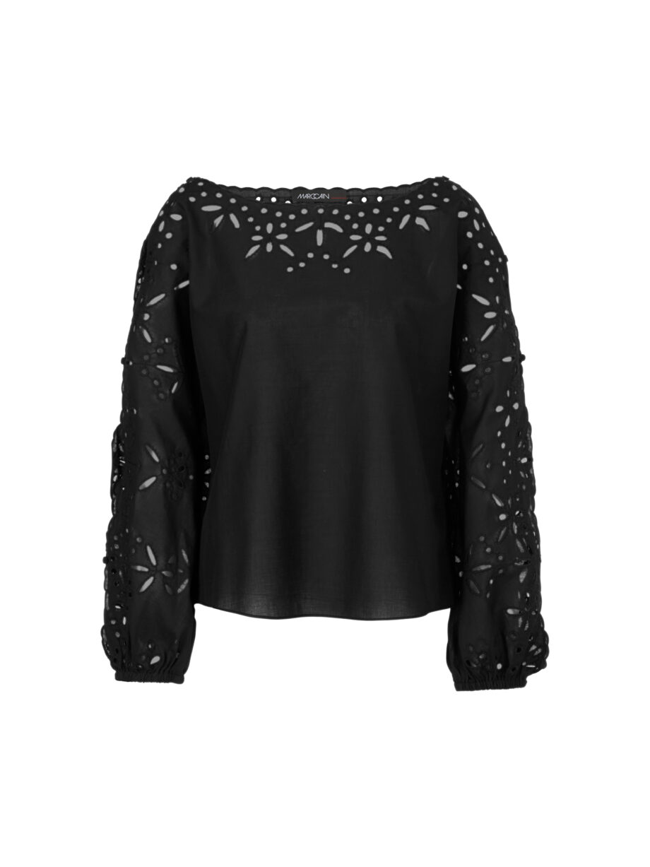Marc Cain - Spitzenbluse in A-Shape