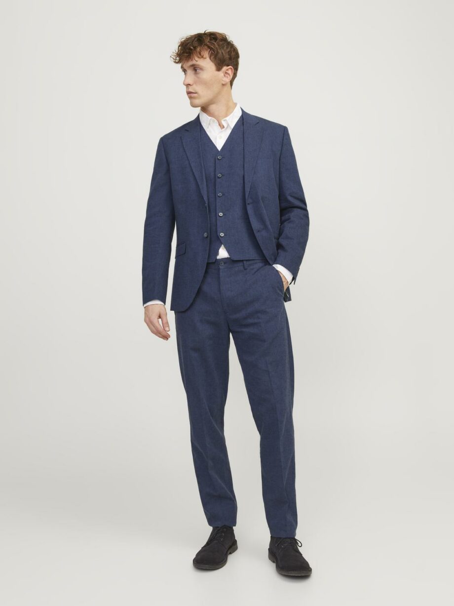 JPRRIVIERA LINEN TROUSER SLIM FIT SN