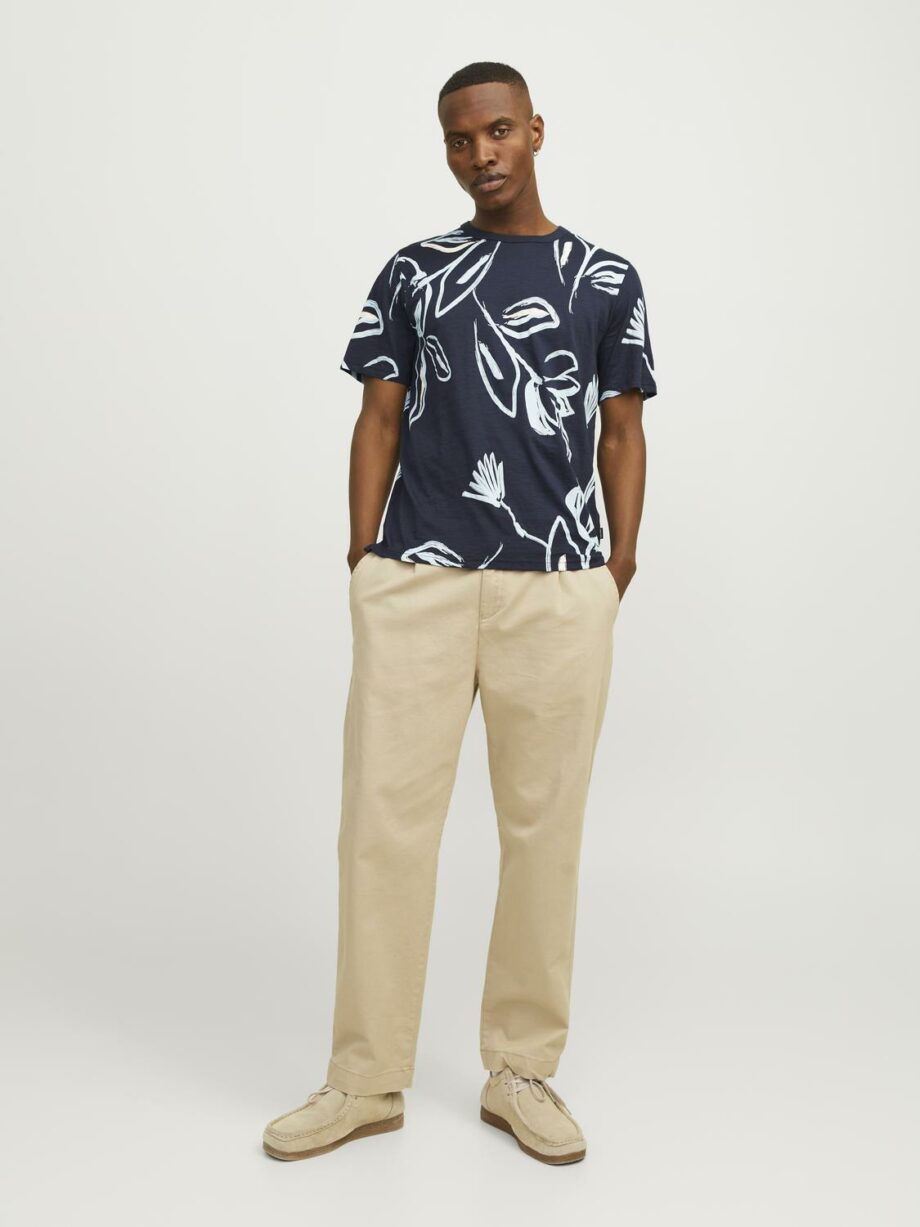 JPRBLAPALMA AOP SS TEE CREW NECK SN