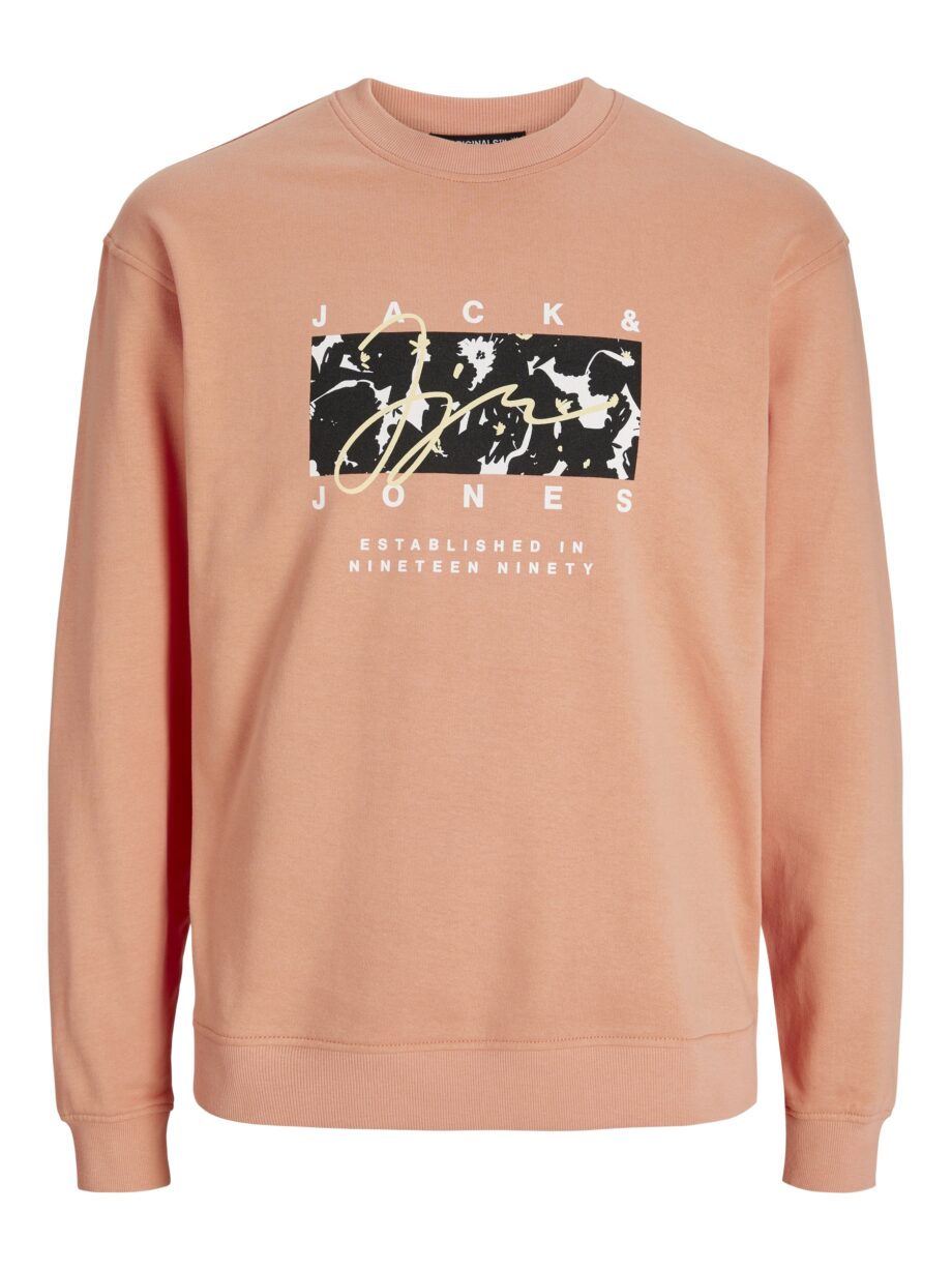 JORARUBA AOP BRANDING SWEAT CREW NECK