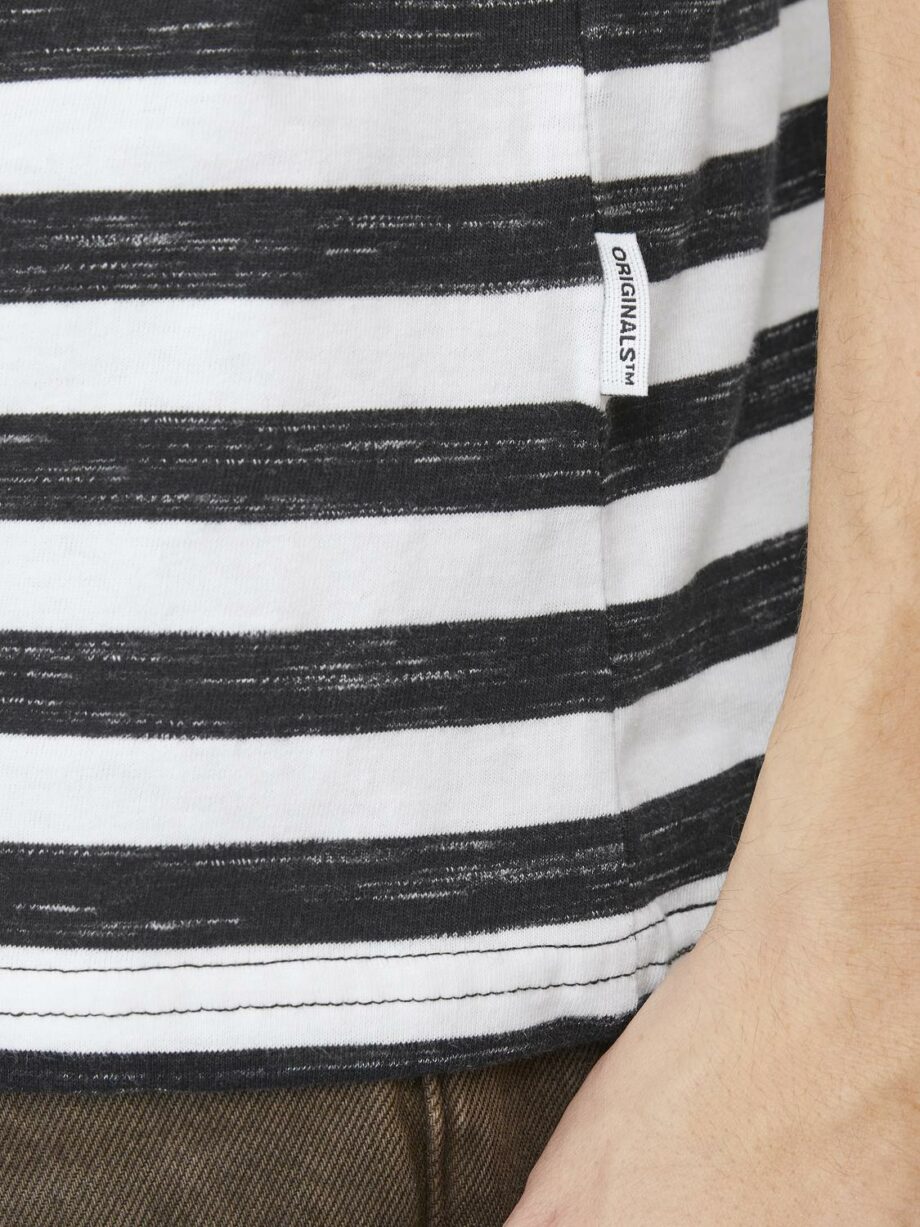 JORTAMPA STRIPE TEE SS CREW NECK