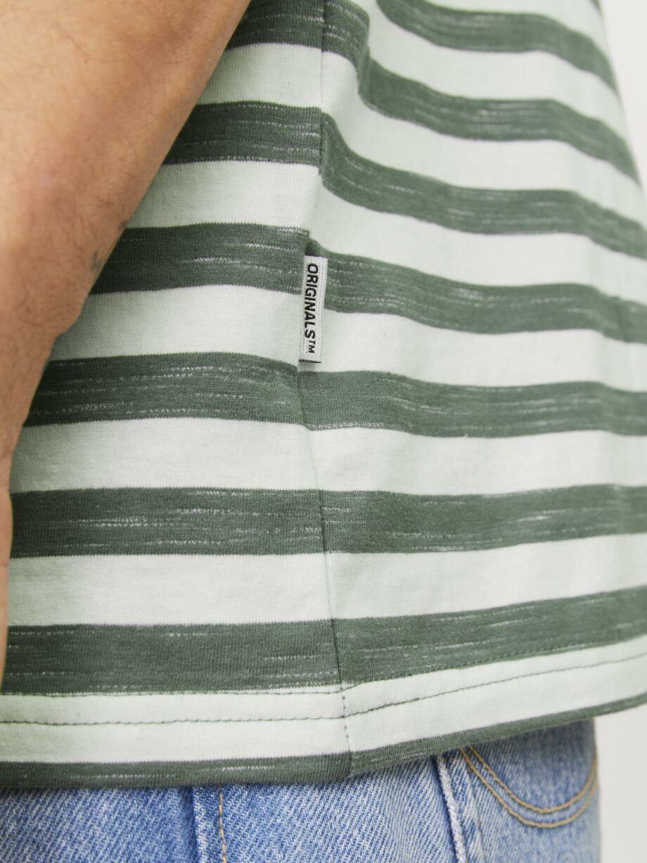 JORTAMPA STRIPE TEE SS CREW NECK