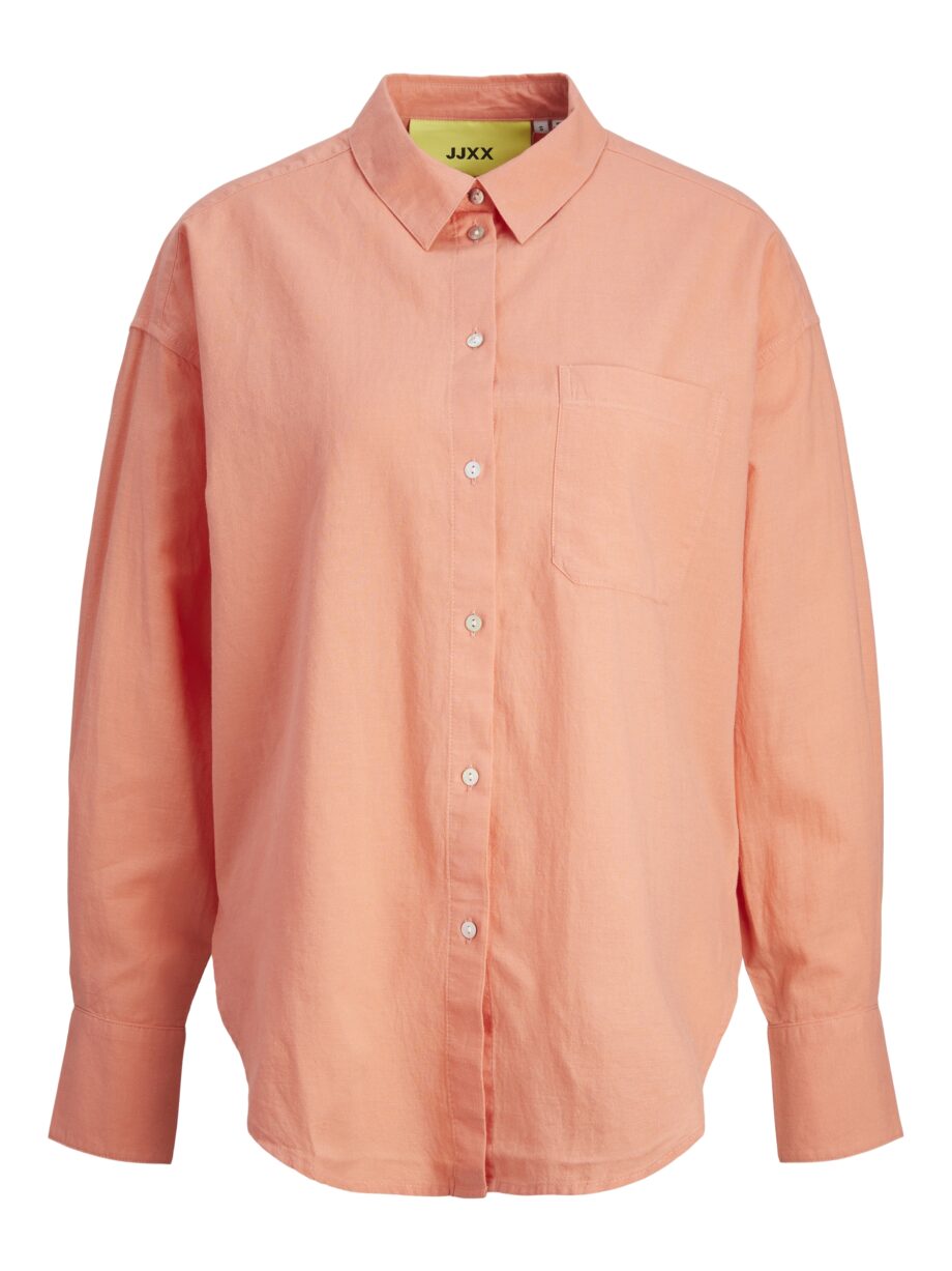 JJXX - JXJAMIE LS RLX LINEN BLEND SHIRT WVN SNJXJAMIE LS RLX LINEN BLEND SHIRT WVN SN