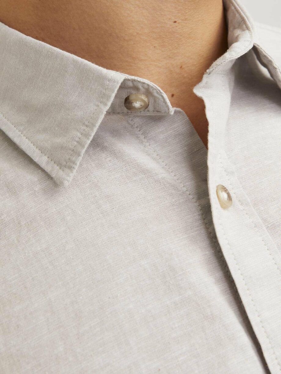 JJESUMMER LINEN BLEND SHIRT SS SN