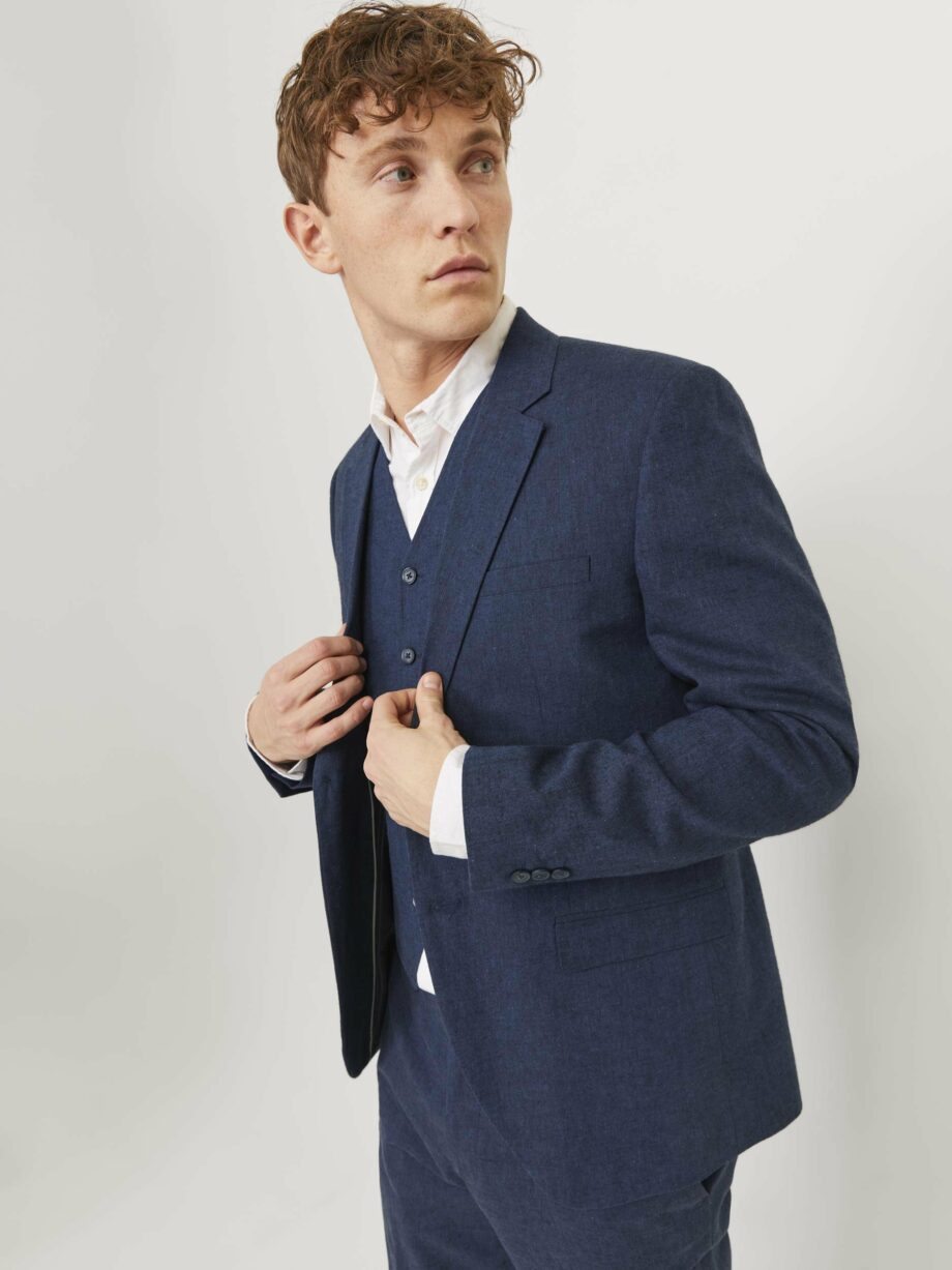 JPRRIVIERA LINEN BLAZER SLIM FIT SN