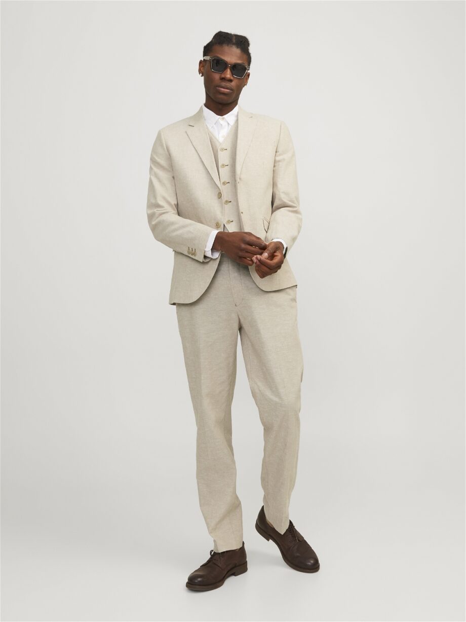 JPRRIVIERA LINEN BLAZER SLIM FIT SN