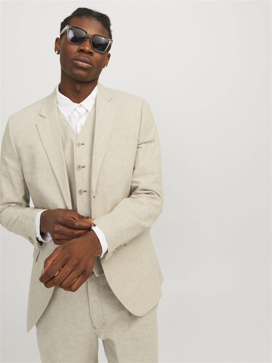 JPRRIVIERA LINEN BLAZER SLIM FIT SN