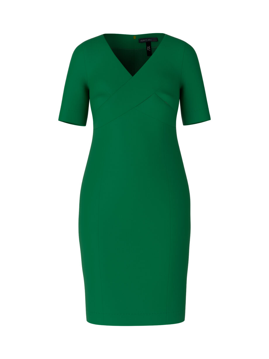 Marc Cain - Scuba-Kleid mit Wickeleffekt