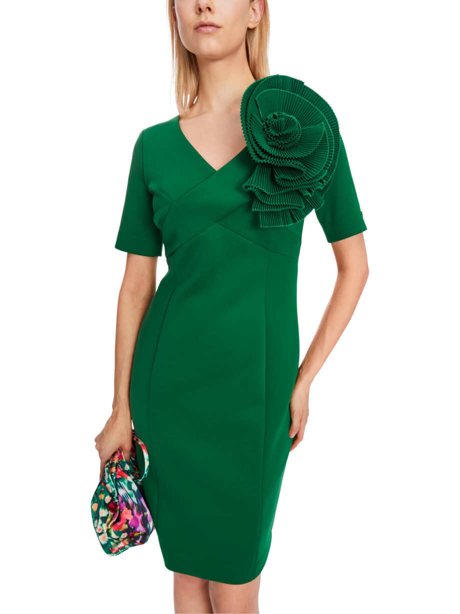 Marc Cain - Scuba-Kleid mit Wickeleffekt