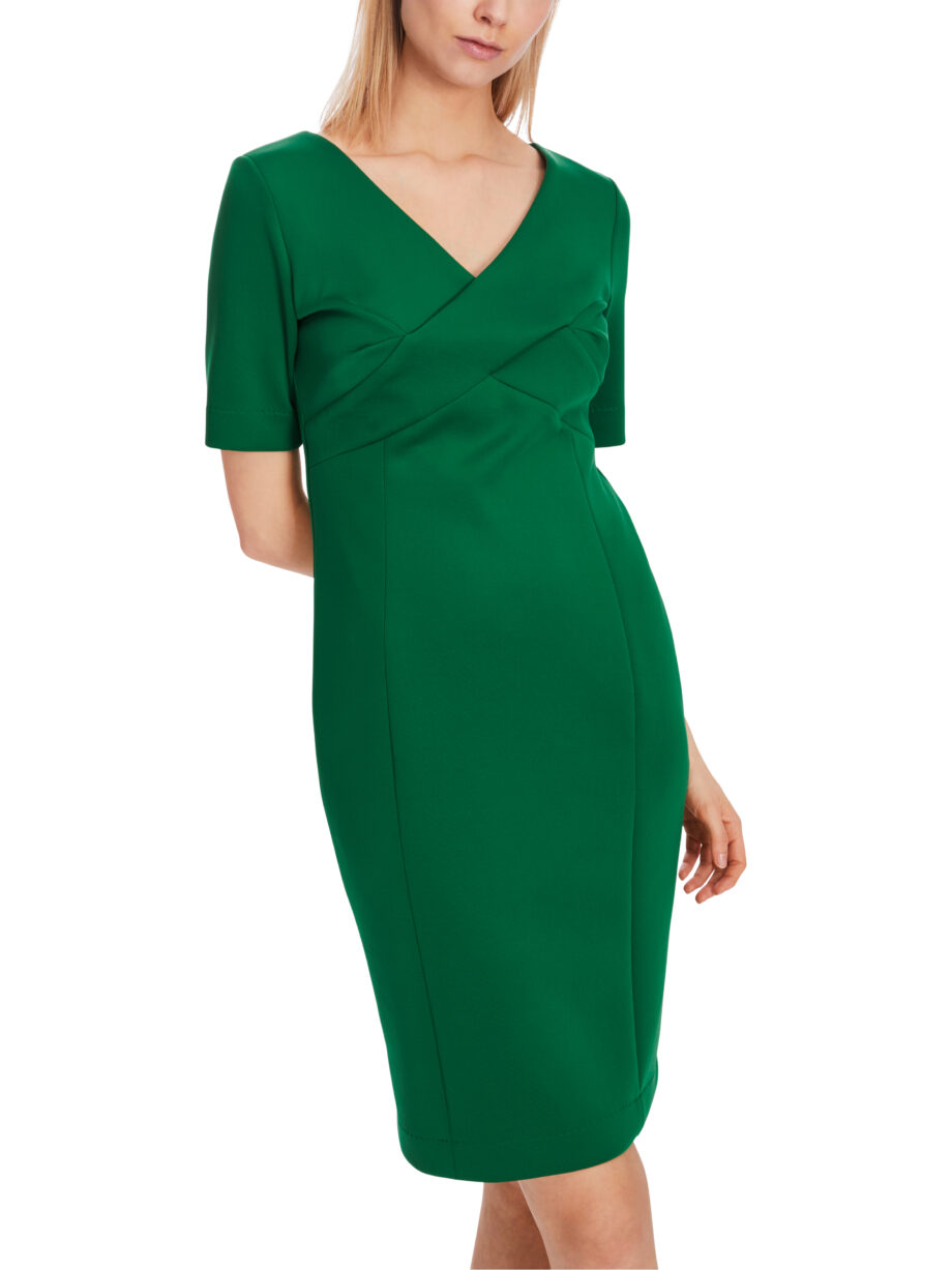 Marc Cain - Scuba-Kleid mit Wickeleffekt