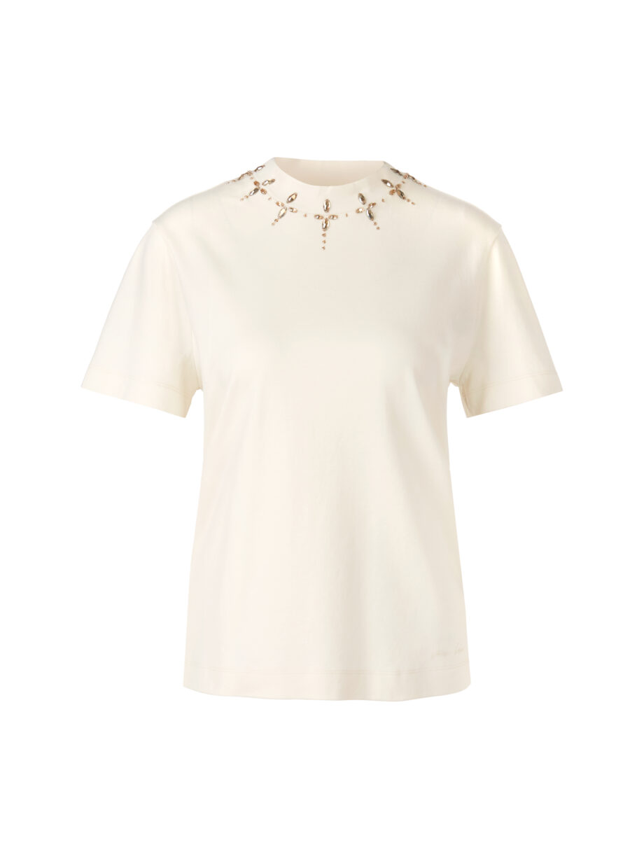 Marc Cain - T-Shirt mit Strass-Details