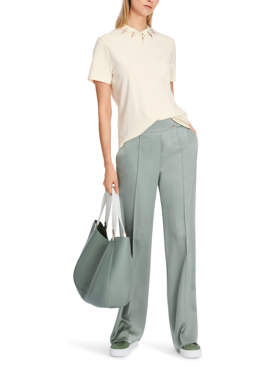 Marc Cain - T-Shirt mit Strass-Details