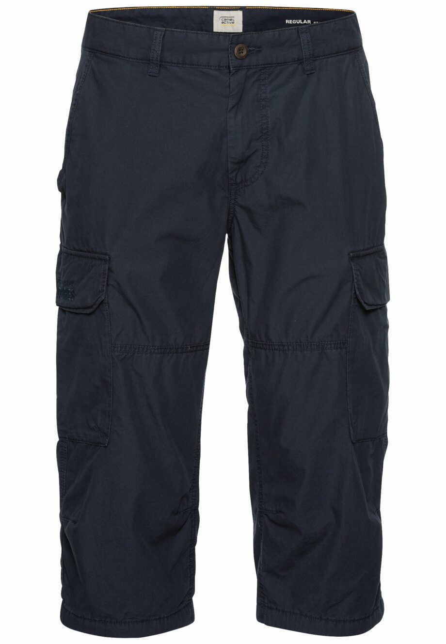 Camel - Regular Fit 3/4 Cargo Shorts