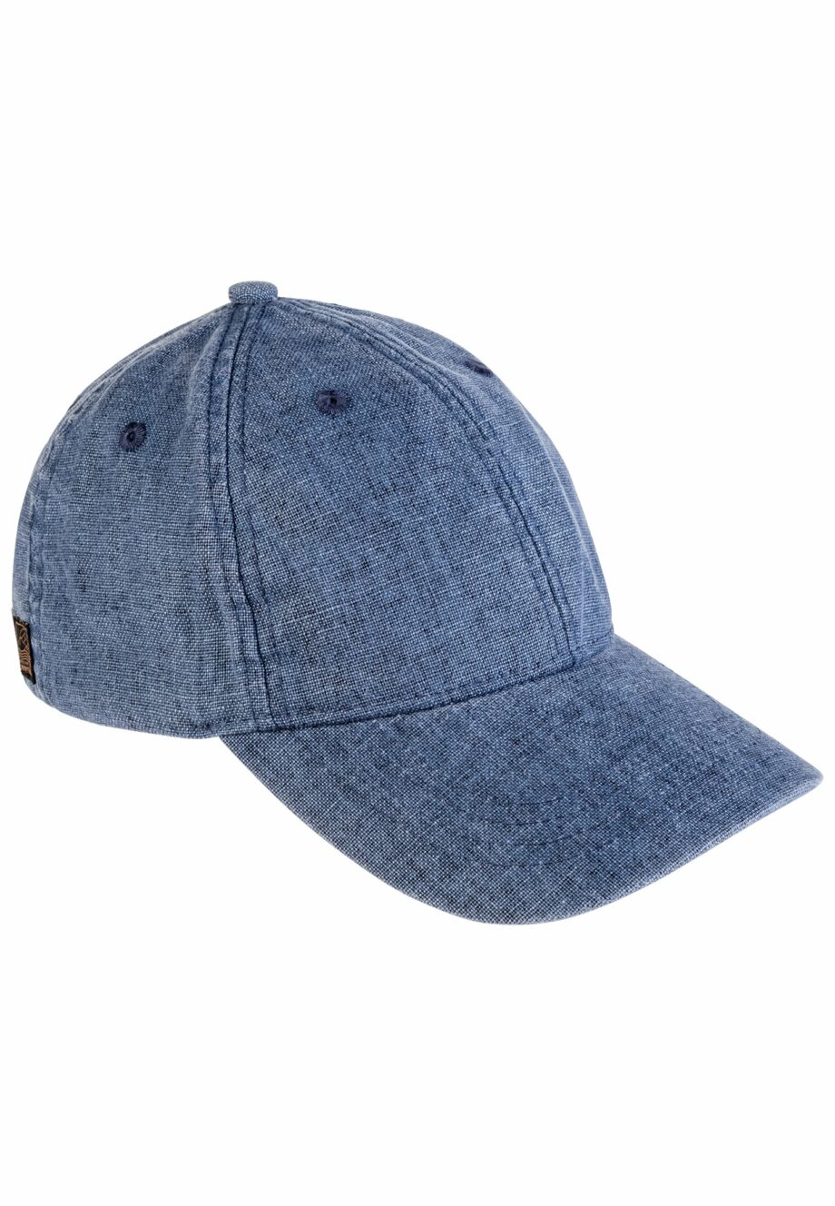 Camel - Cap aus einem Baumwoll-Leinen-Mix