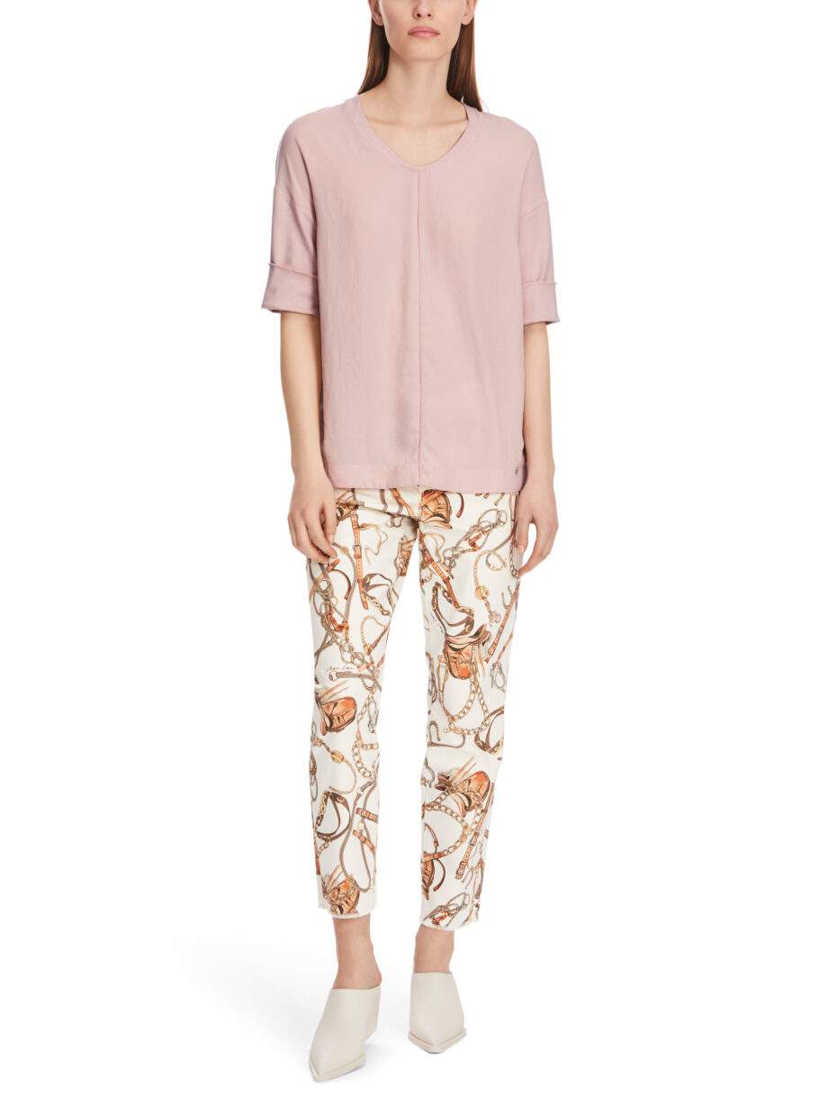 Marc Cain - Blusenshirt mit V-Neck