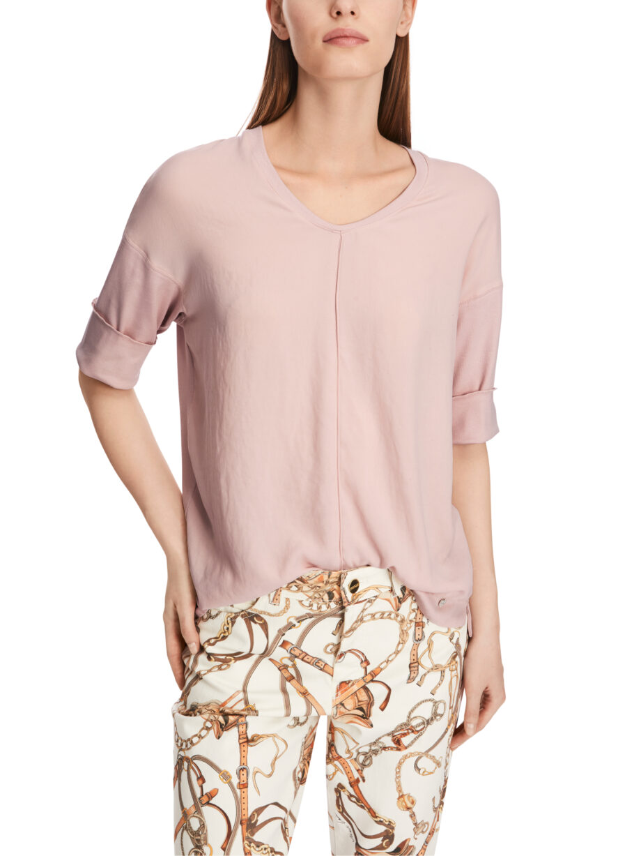 Marc Cain - Blusenshirt mit V-Neck