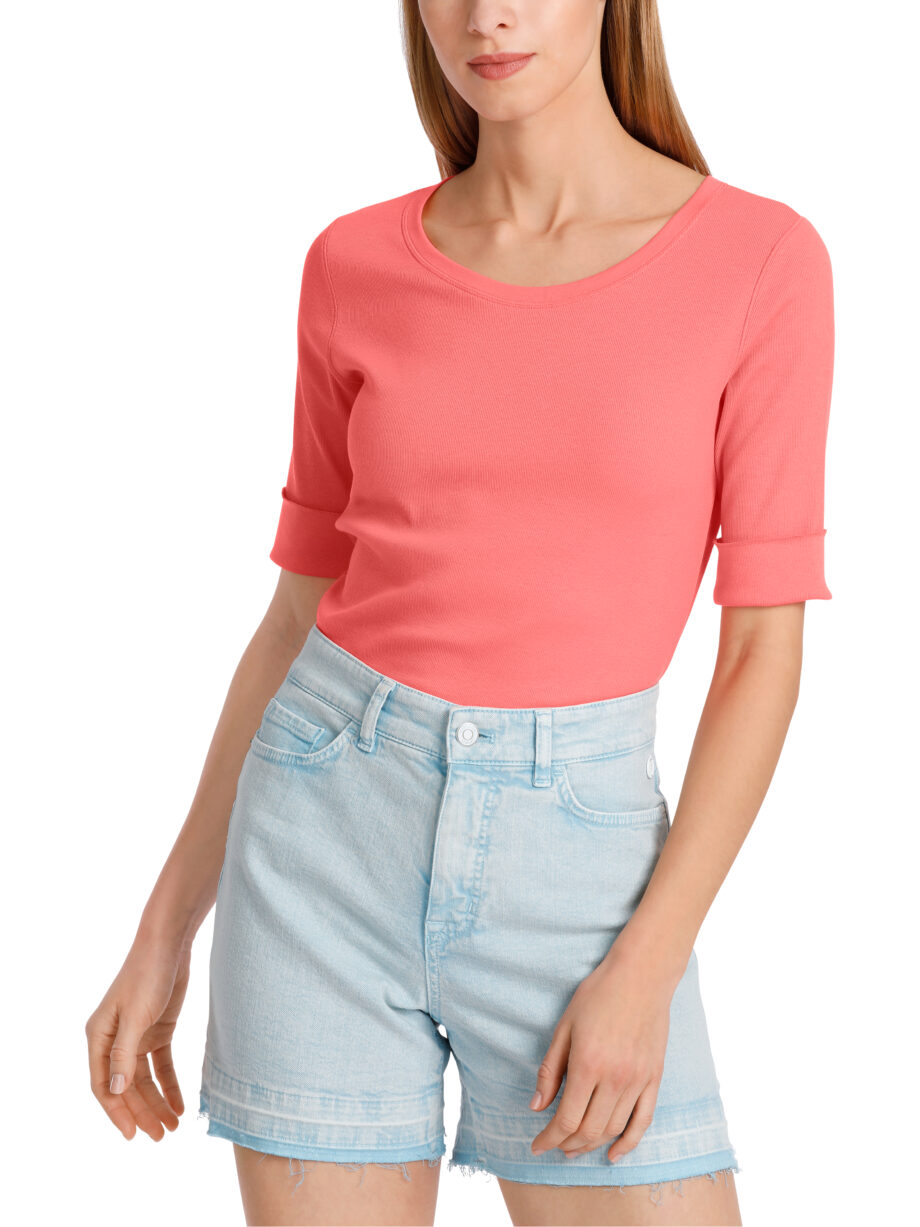 Marc Cain - Körpernahes T-Shirt mit ¾-Ärmel