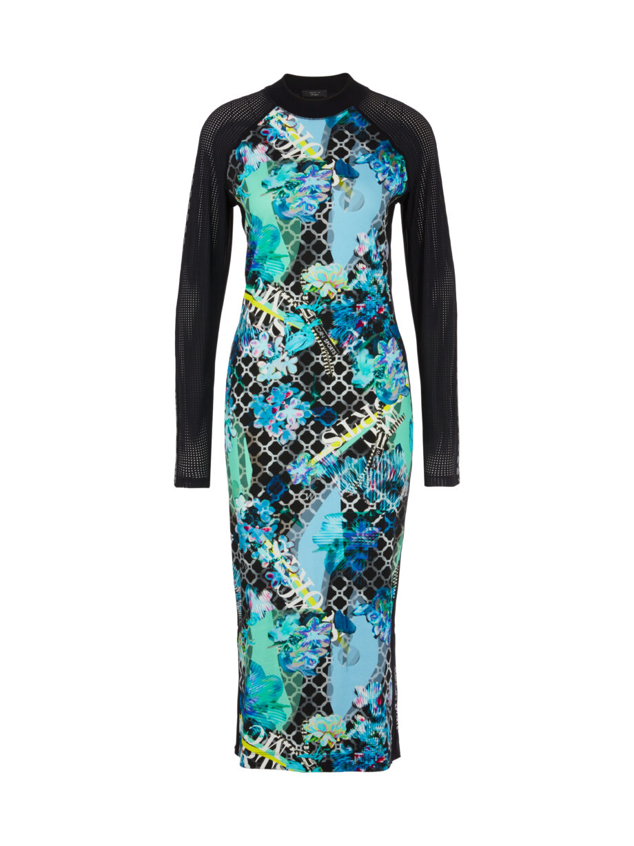 Marc Cain - Raglankleid in Materialmix