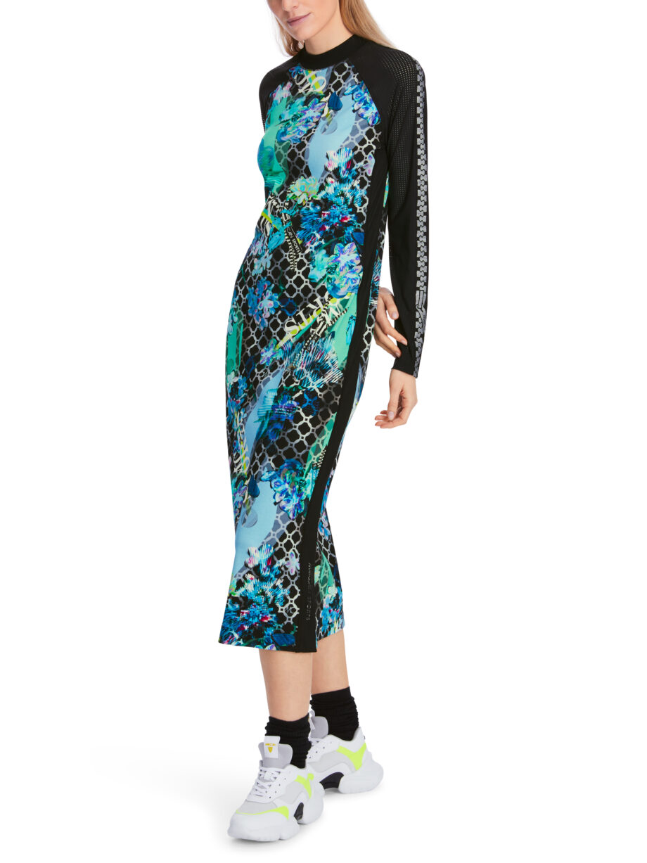 Marc Cain - Raglankleid in Materialmix
