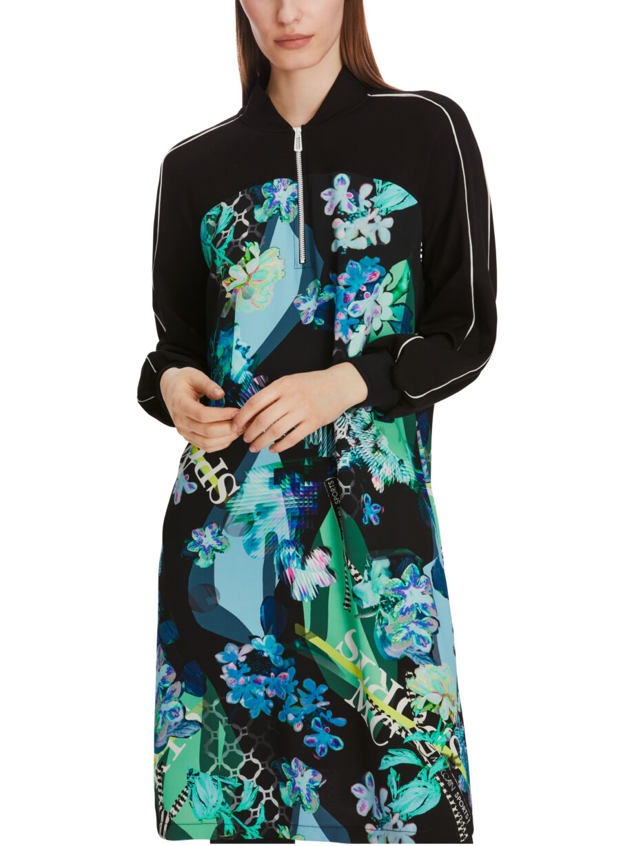 Marc Cain - Kurzes Kleid in Materialmix