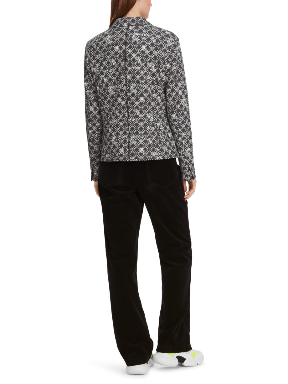 Marc Cain - Bedruckter  Blazer in Scuba-Jersey