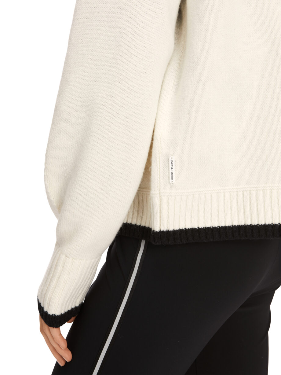 Marc Cain - Sweater aus Wolle-/Kaschmir-Mix