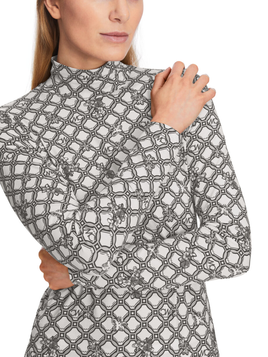 Marc Cain - T-Shirt mit Marc Cain Logo-Kettenprint