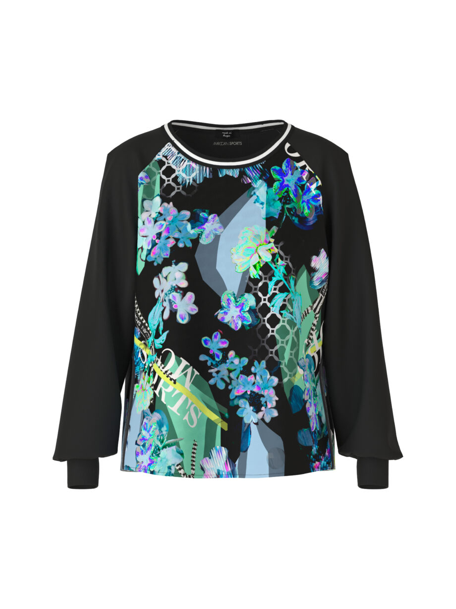Marc Cain - Bluse in Materialmix