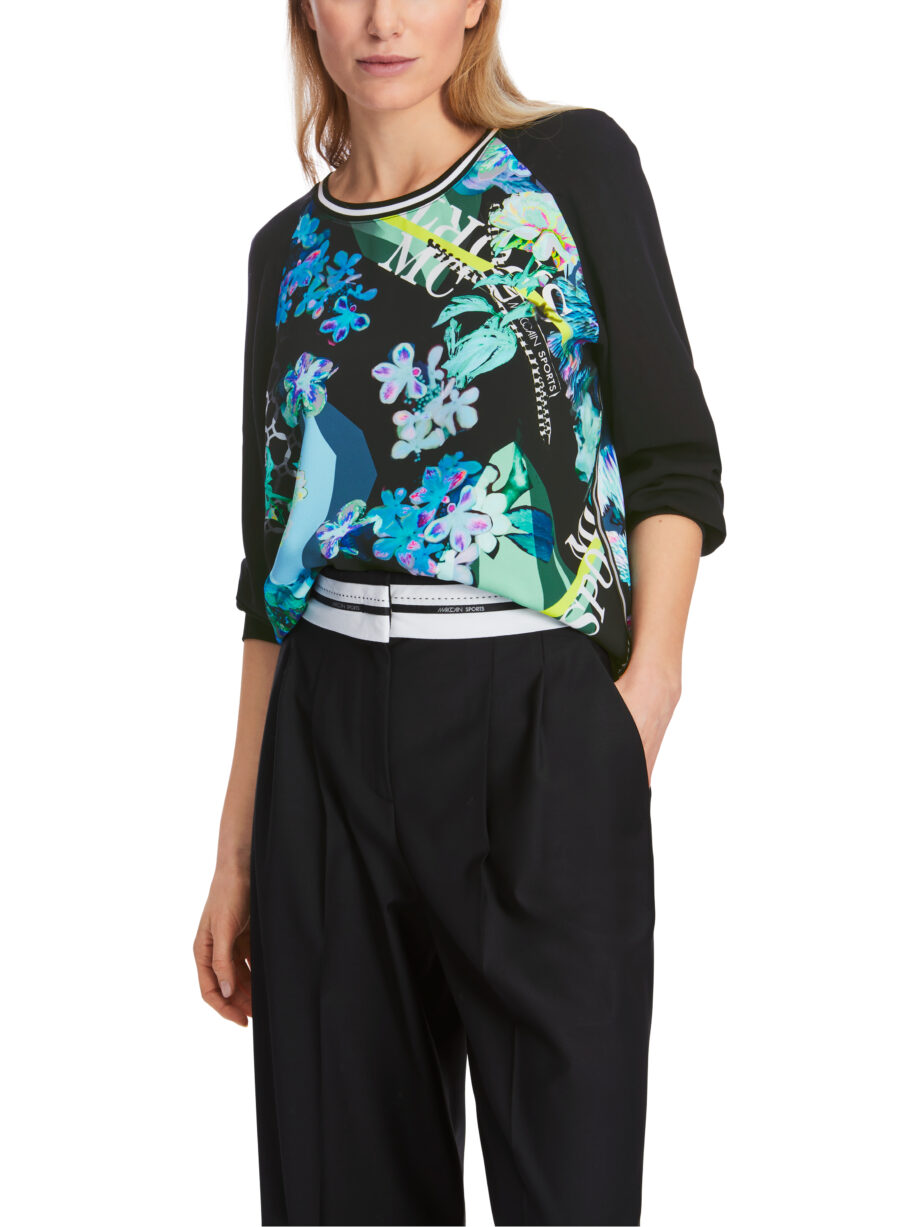 Marc Cain - Bluse in Materialmix