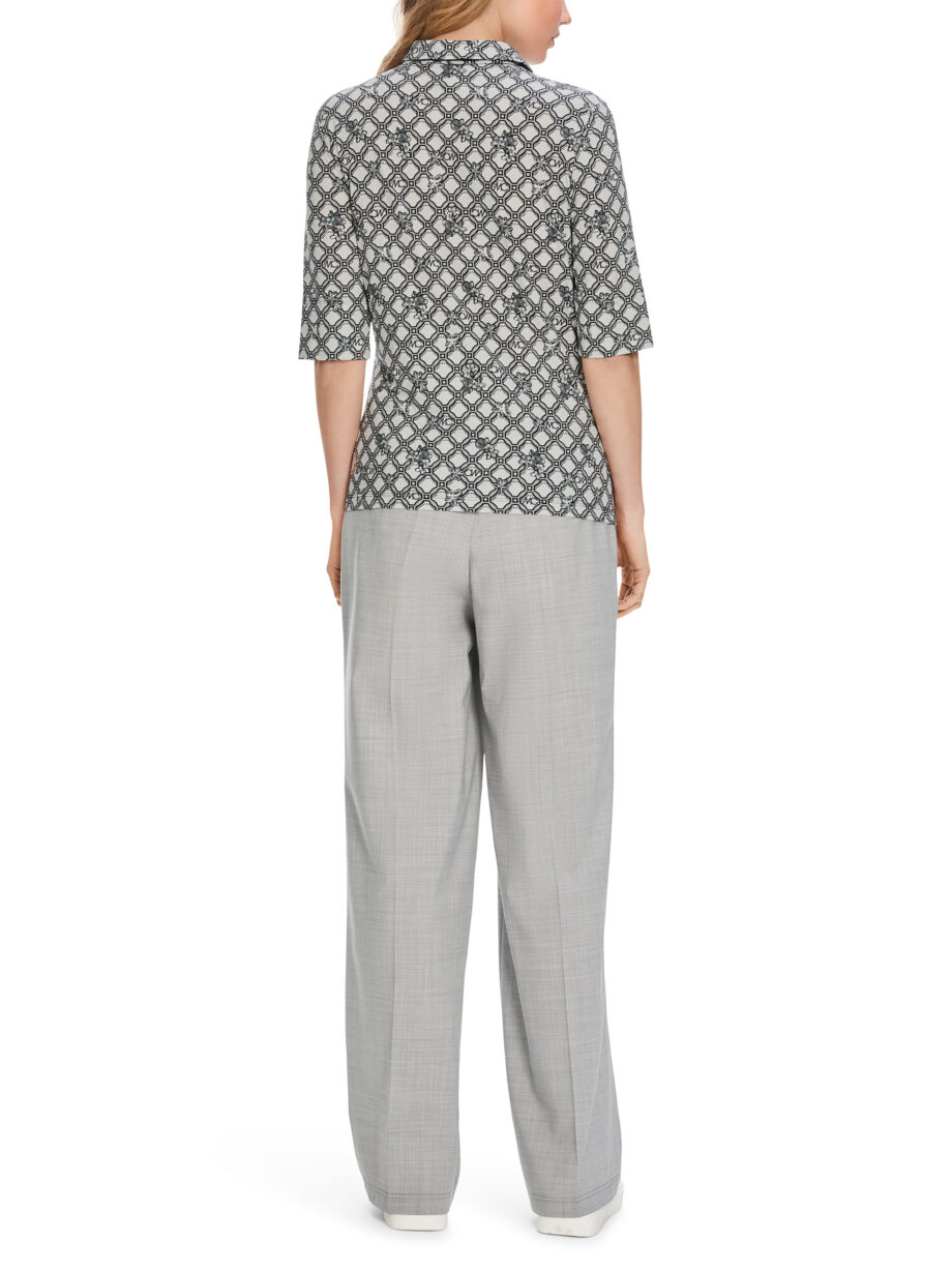 Marc Cain - Poloshirt mit Marc Cain Logo-Kettenprint