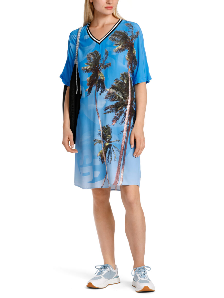 Marc Cain - Kleid mit authentischem Palmenprint
