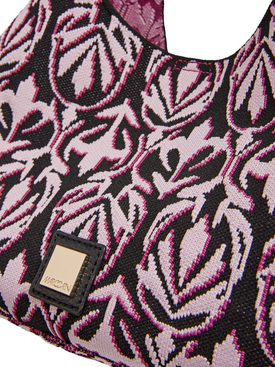 Marc Cain - Henkeltasche im Jacquard-Strick