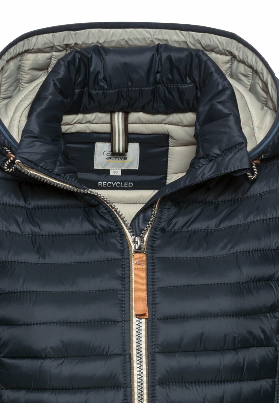 Camel - Leichte Steppjacke aus recyceltem Polyamid
