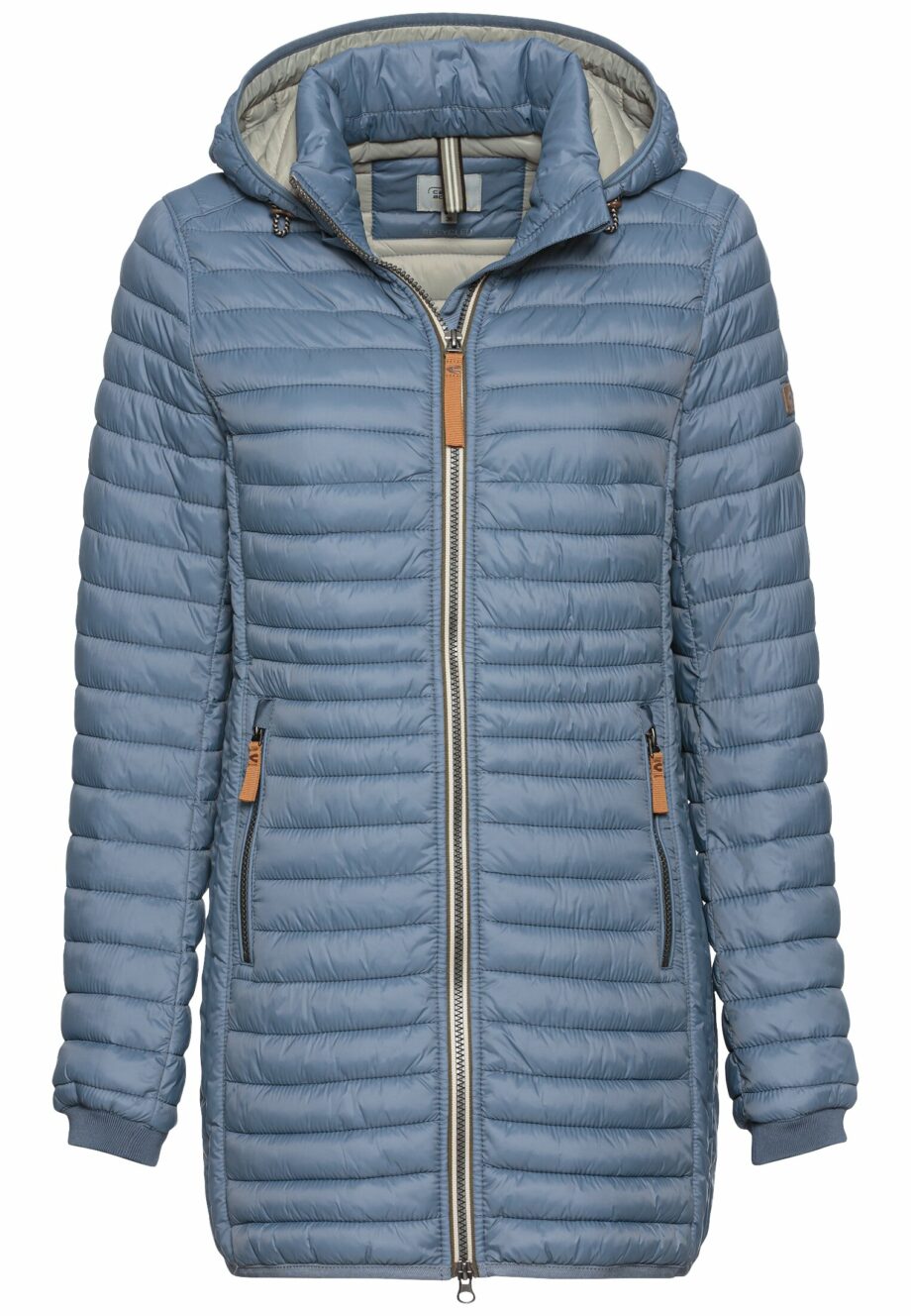 Camel - Steppjacke mit abnehmbarer Kapuze