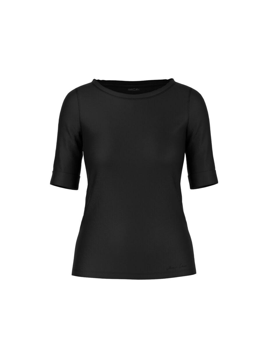 Marc Cain - T-Shirt mit Turn-up-Ärmeln