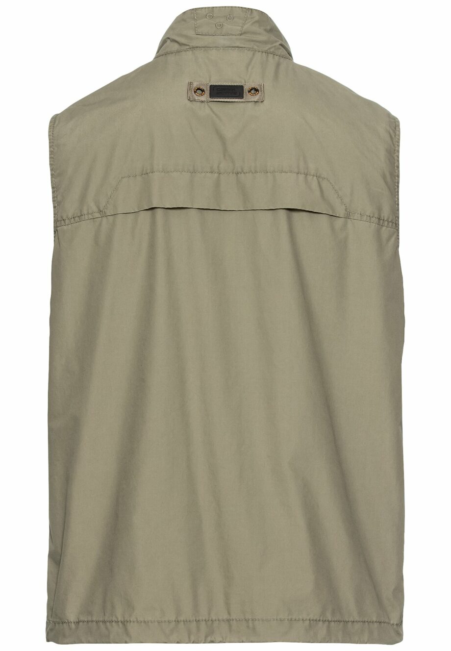 Camel - Multipocket Weste mit Stehkragen