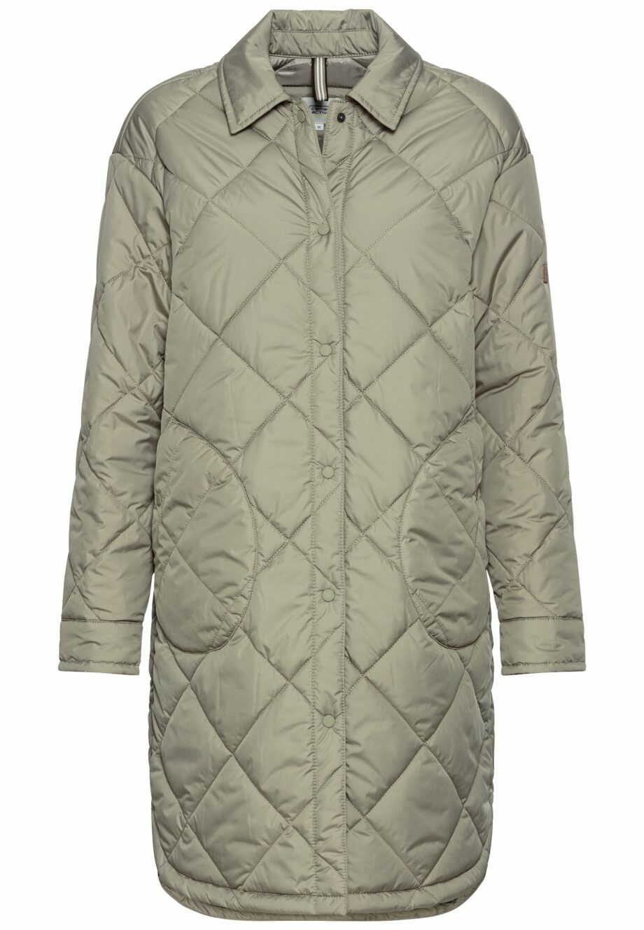 Camel - Puffer Steppmantel aus recyceltem Polyester