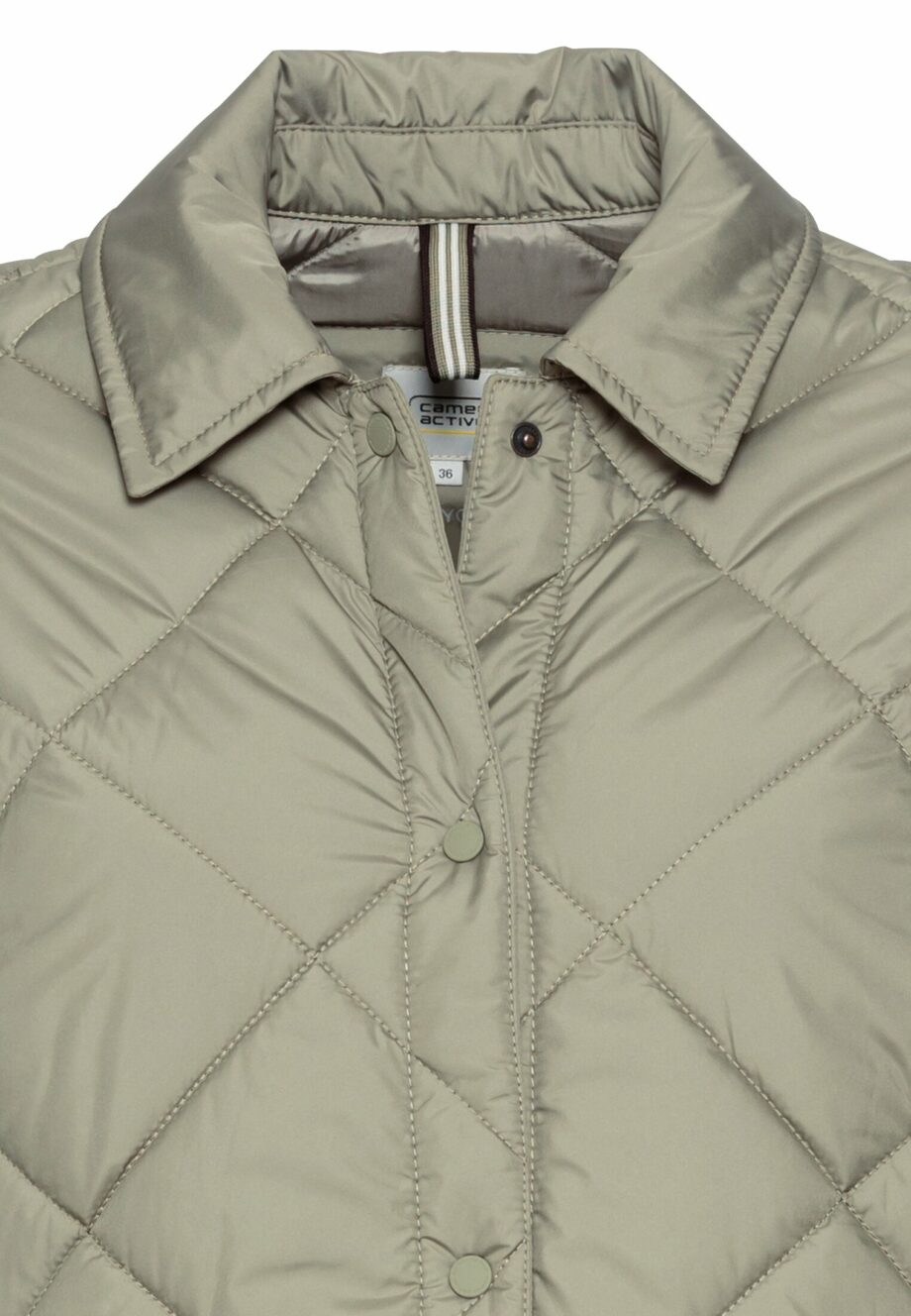 Camel - Puffer Steppmantel aus recyceltem Polyester