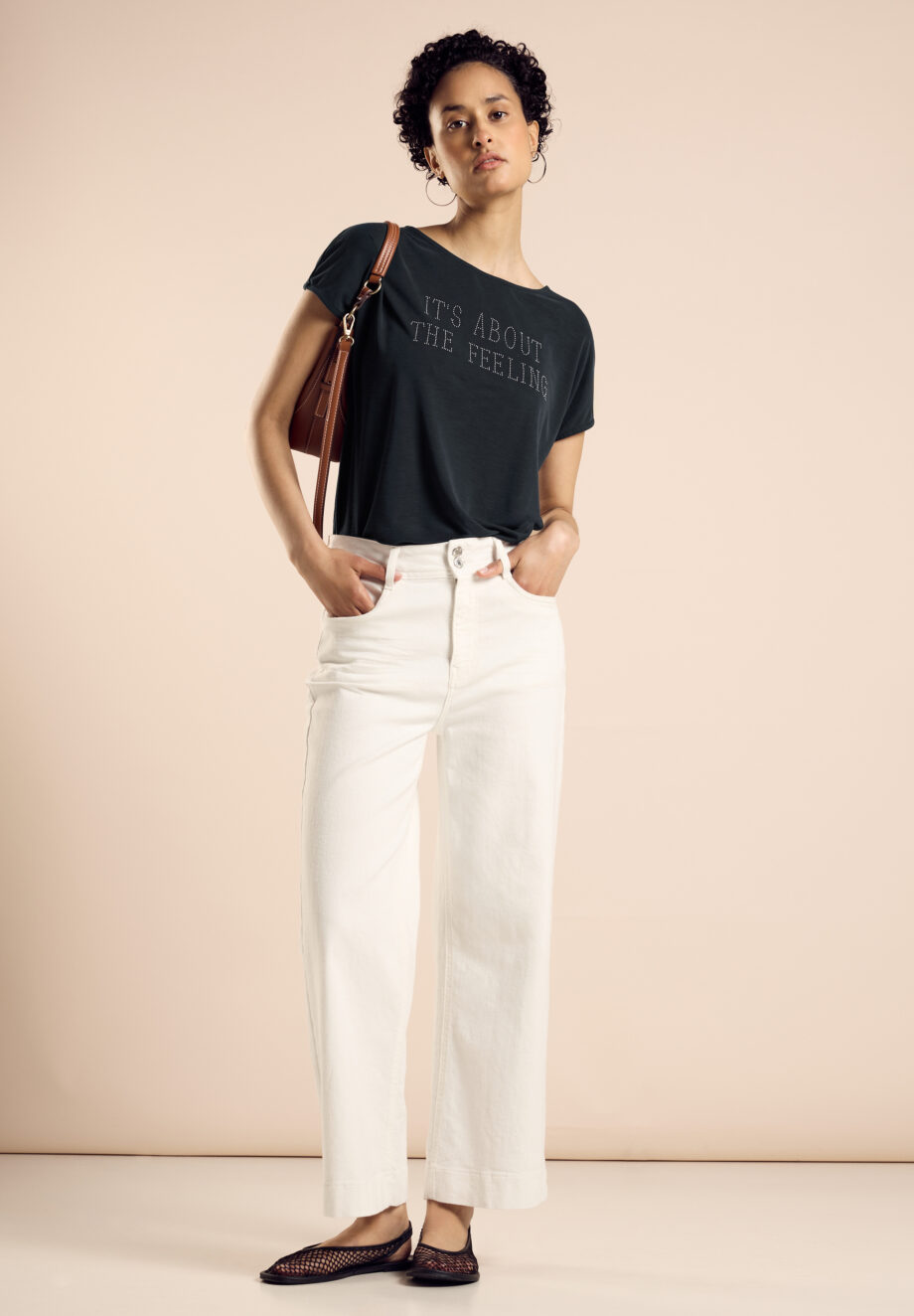 Street One - T-Shirt mit Schriftzug