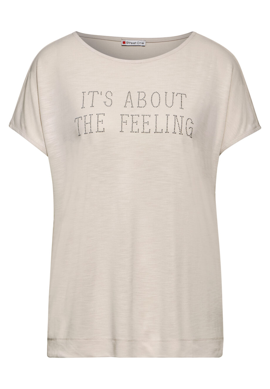Street One - T-Shirt mit Schriftzug
