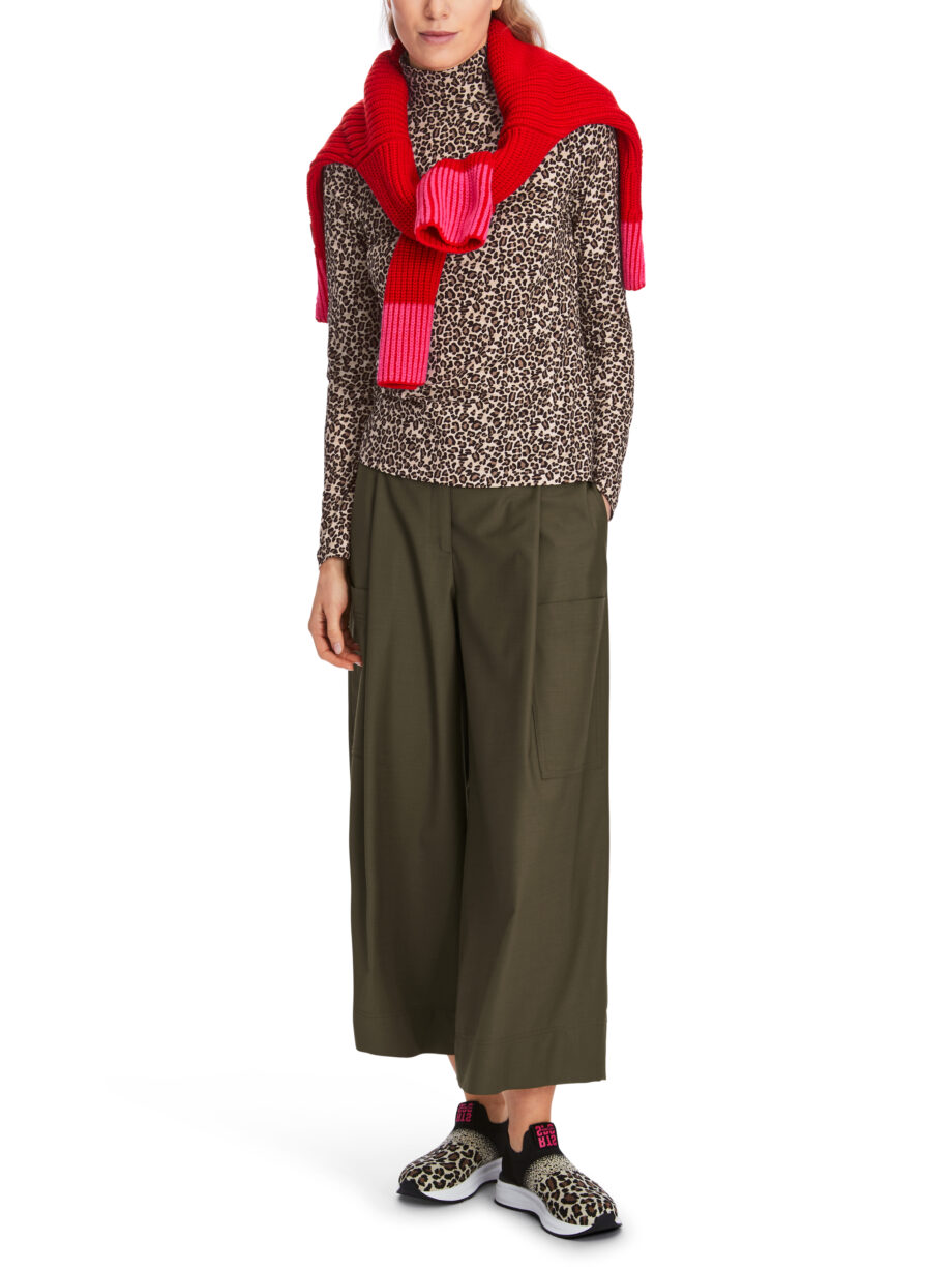 Marc Cain - Longsleeve in Leo-Print