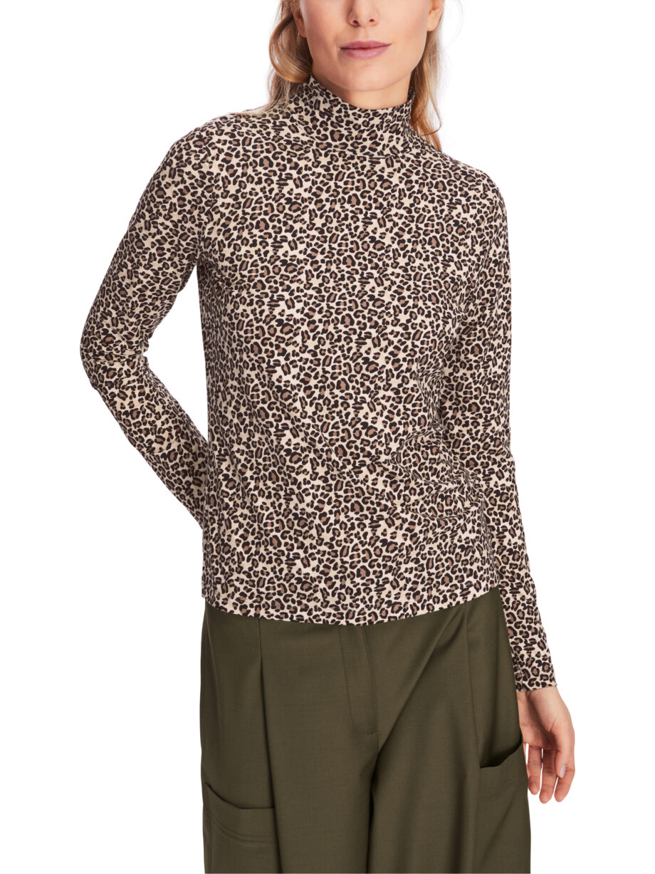Marc Cain - Longsleeve in Leo-Print