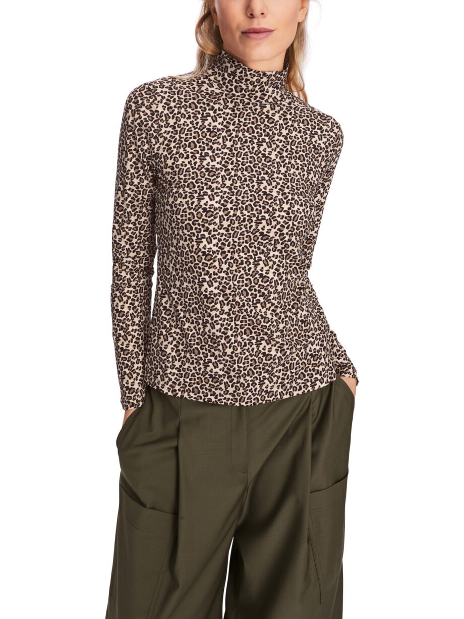 Marc Cain - Longsleeve in Leo-Print