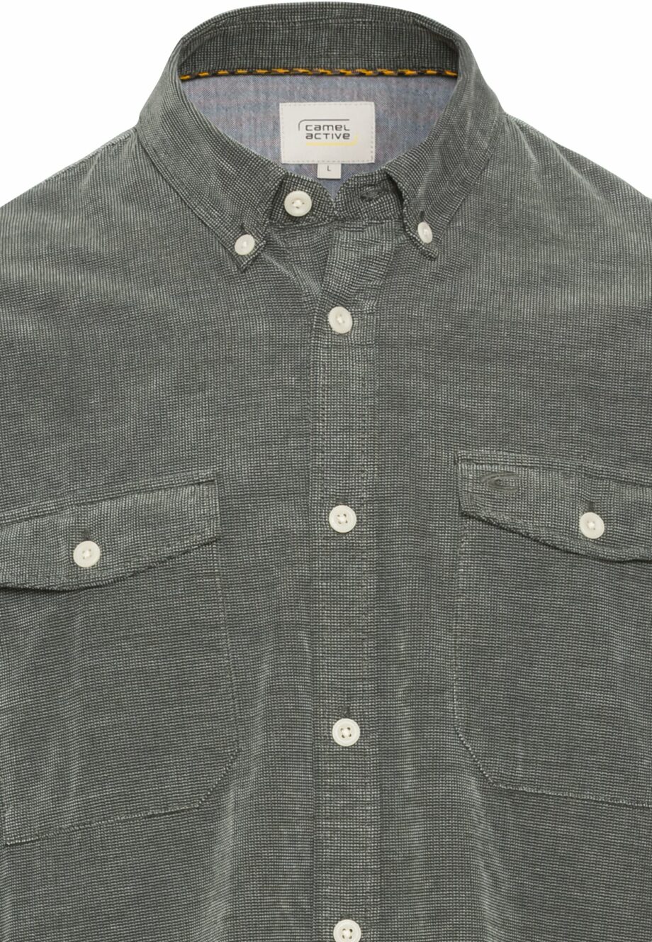Camel - Langarm Hemd in Regular Fit aus Cord